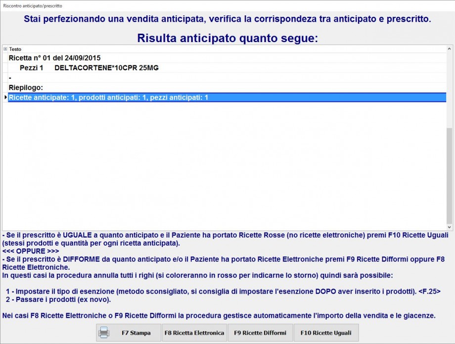 Conferma perfezionamento anticipo